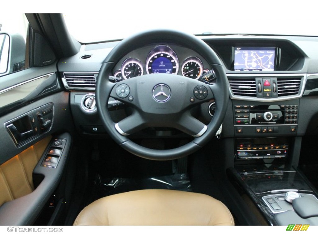 2010 Mercedes-Benz E 350 Sedan Natural Beige Dashboard Photo #78506265