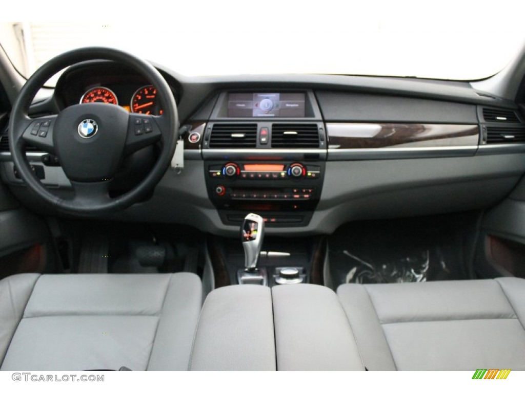 2009 BMW X5 xDrive48i Grey Nevada Leather Dashboard Photo #78506384