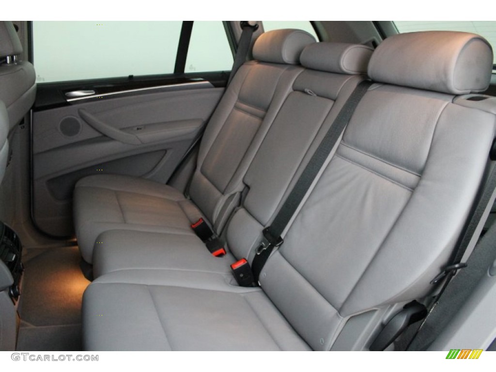 Grey Nevada Leather Interior 2009 BMW X5 xDrive48i Photo #78506558