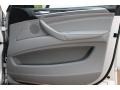 2009 BMW X5 Grey Nevada Leather Interior Door Panel Photo