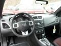 2013 Dodge Avenger Black/Red Interior Dashboard Photo