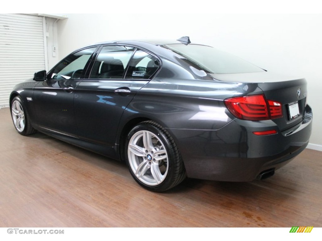 Dark Graphite Metallic 2011 BMW 5 Series 550i Sedan Exterior Photo #78507263