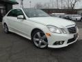 Arctic White 2010 Mercedes-Benz E 350 4Matic Sedan Exterior