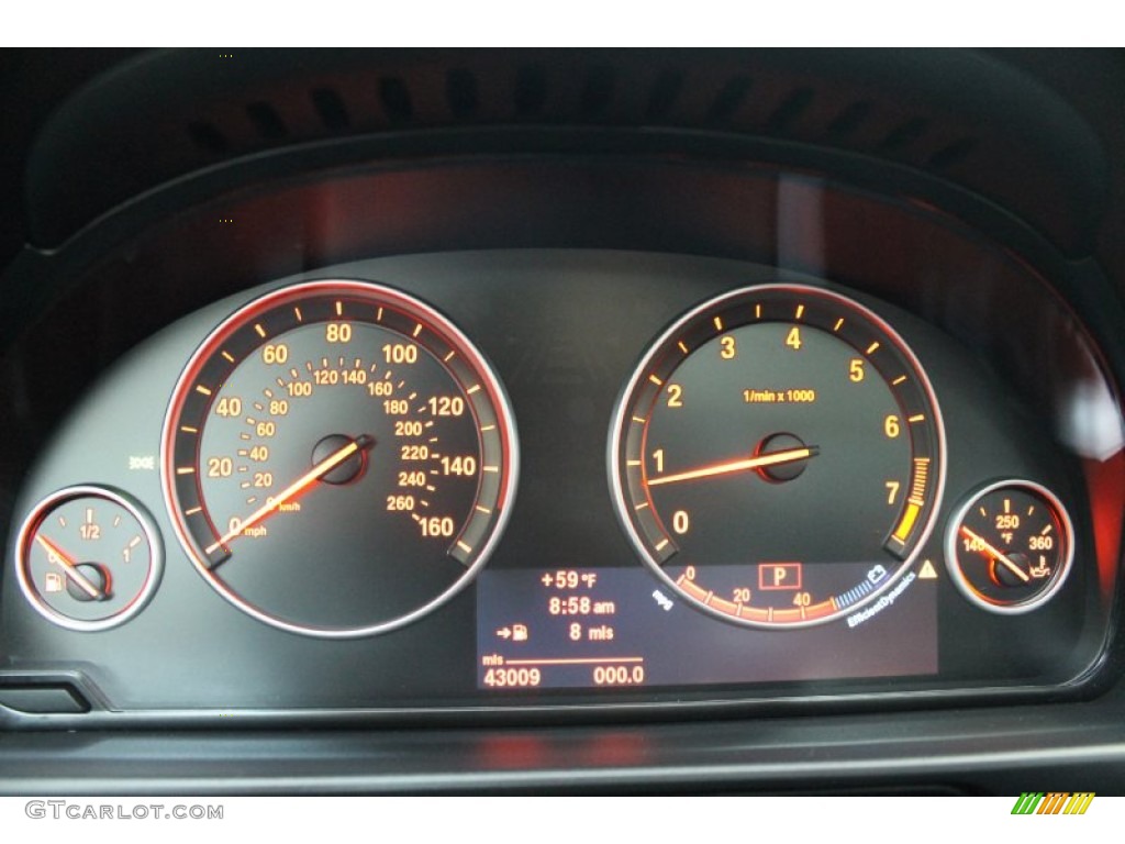 2011 BMW 5 Series 550i Sedan Gauges Photo #78507383