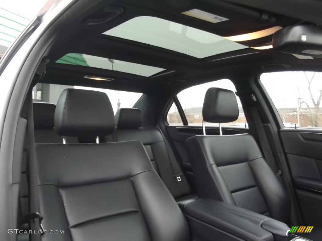 Black Interior 2010 Mercedes-Benz E 350 4Matic Sedan Photo #78507539