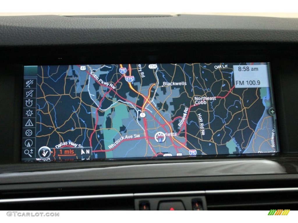 2011 BMW 5 Series 550i Sedan Navigation Photo #78507626