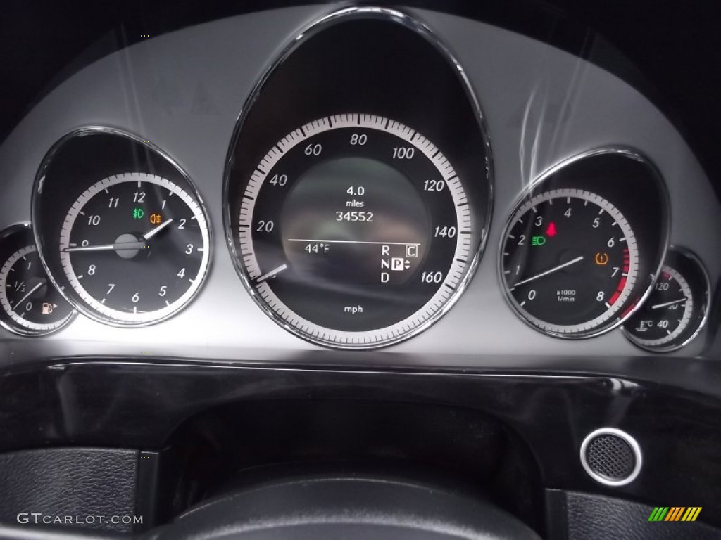 2010 Mercedes-Benz E 350 4Matic Sedan Gauges Photo #78507764