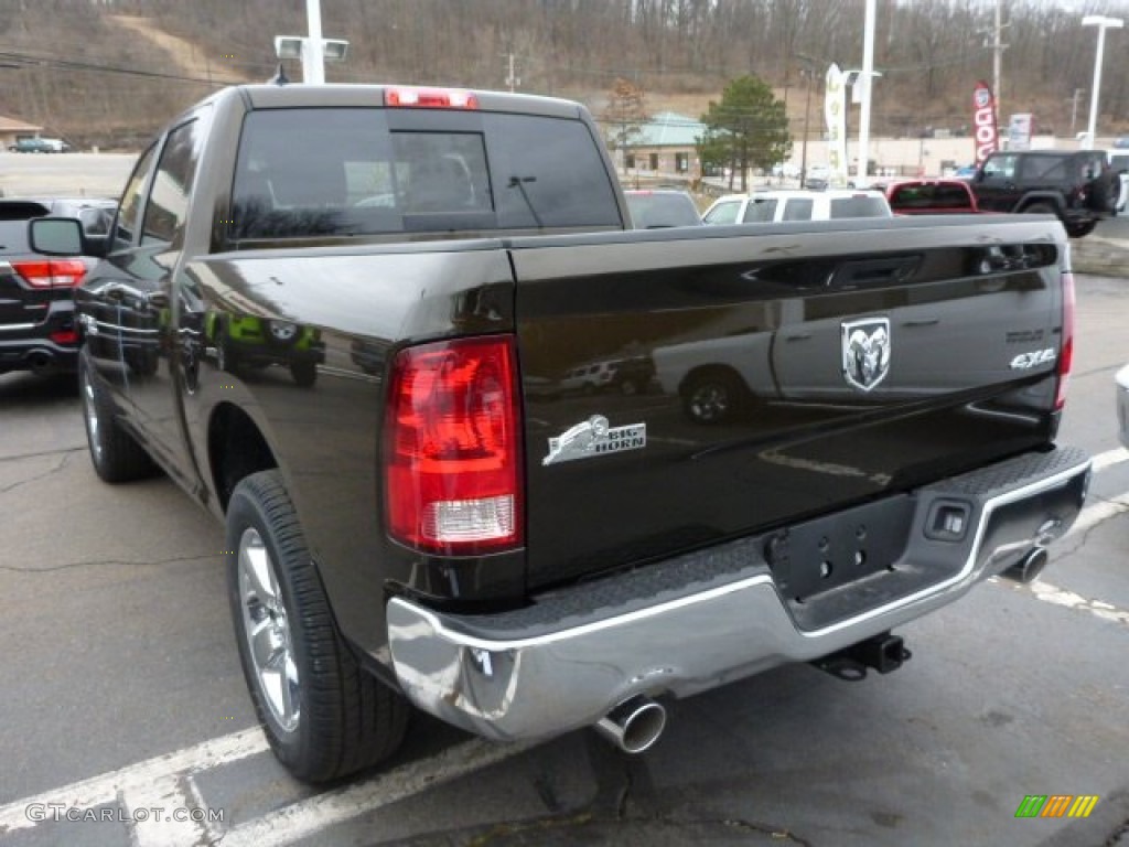 2013 1500 Big Horn Crew Cab 4x4 - Black Gold Pearl / Black/Diesel Gray photo #3