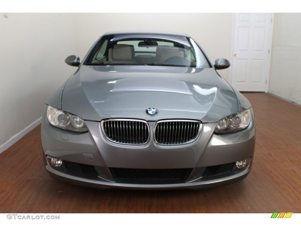 2009 3 Series 328i Convertible - Space Grey Metallic / Cream Beige Dakota Leather photo #13