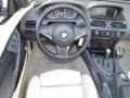 2004 BMW 6 Series Creme Beige Interior Dashboard Photo