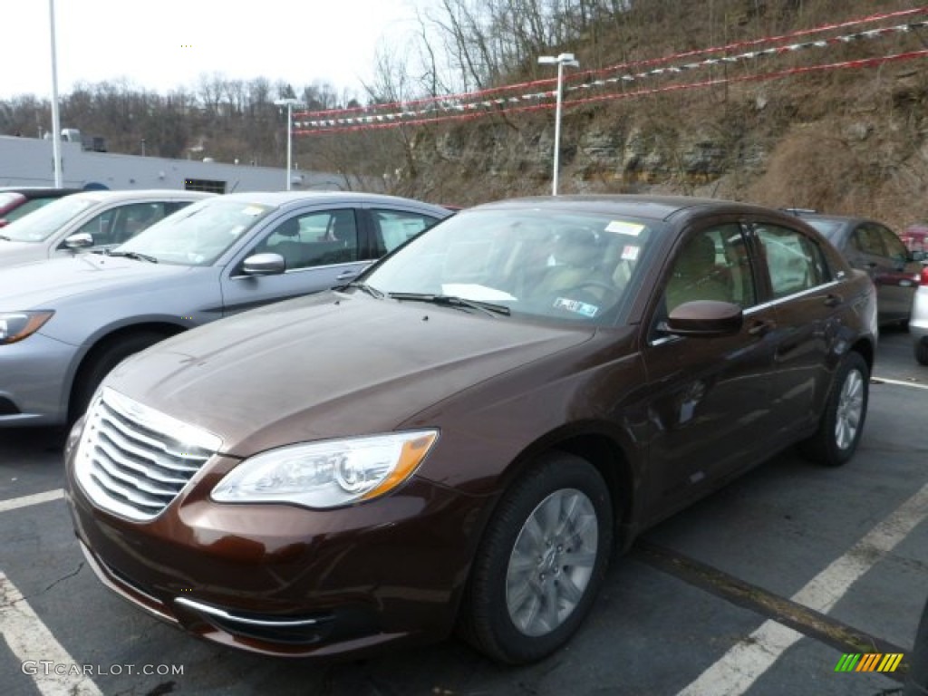 2013 200 Touring Sedan - Deep Auburn Pearl / Black/Light Frost Beige photo #1