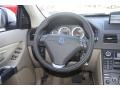 2013 Volvo XC90 Beige Interior Steering Wheel Photo