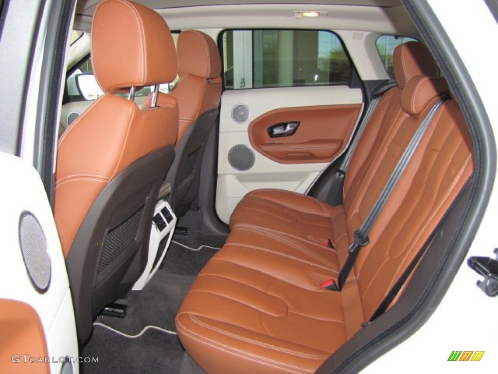 Tan/Ivory/Espresso Interior 2012 Land Rover Range Rover Evoque Prestige Photo #78509157