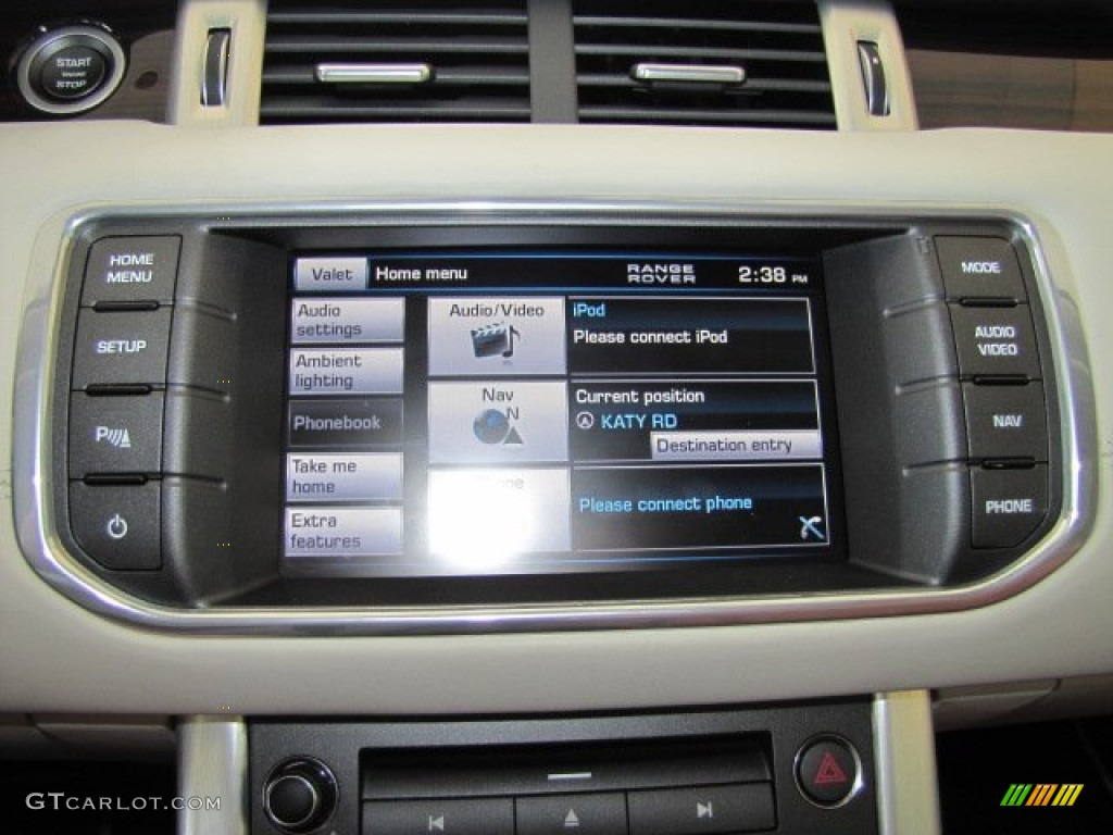 2012 Land Rover Range Rover Evoque Prestige Controls Photo #78509401