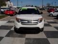 2012 White Suede Ford Explorer XLT  photo #2