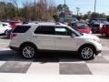 2012 White Suede Ford Explorer XLT  photo #3