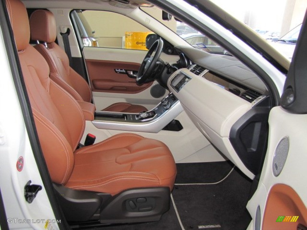 Tan/Ivory/Espresso Interior 2012 Land Rover Range Rover Evoque Prestige Photo #78509515