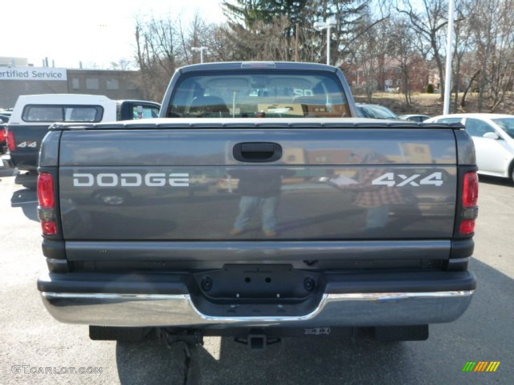 2002 Ram 2500 SLT Quad Cab 4x4 - Graphite Metallic / Mist Gray photo #12