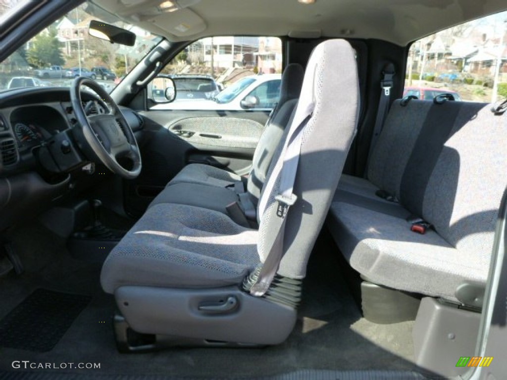 Mist Gray Interior 2002 Dodge Ram 2500 SLT Quad Cab 4x4 Photo #78510307