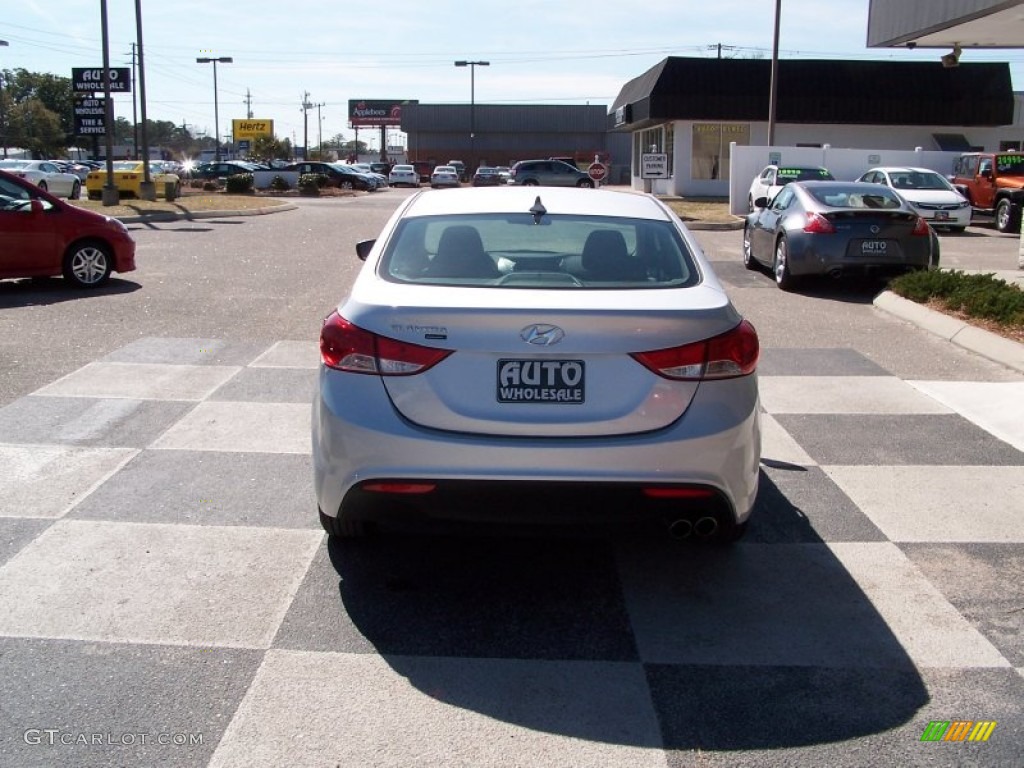2013 Elantra Coupe GS - Silver / Blue photo #4