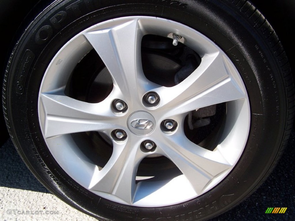 2013 Elantra Coupe GS - Silver / Blue photo #8
