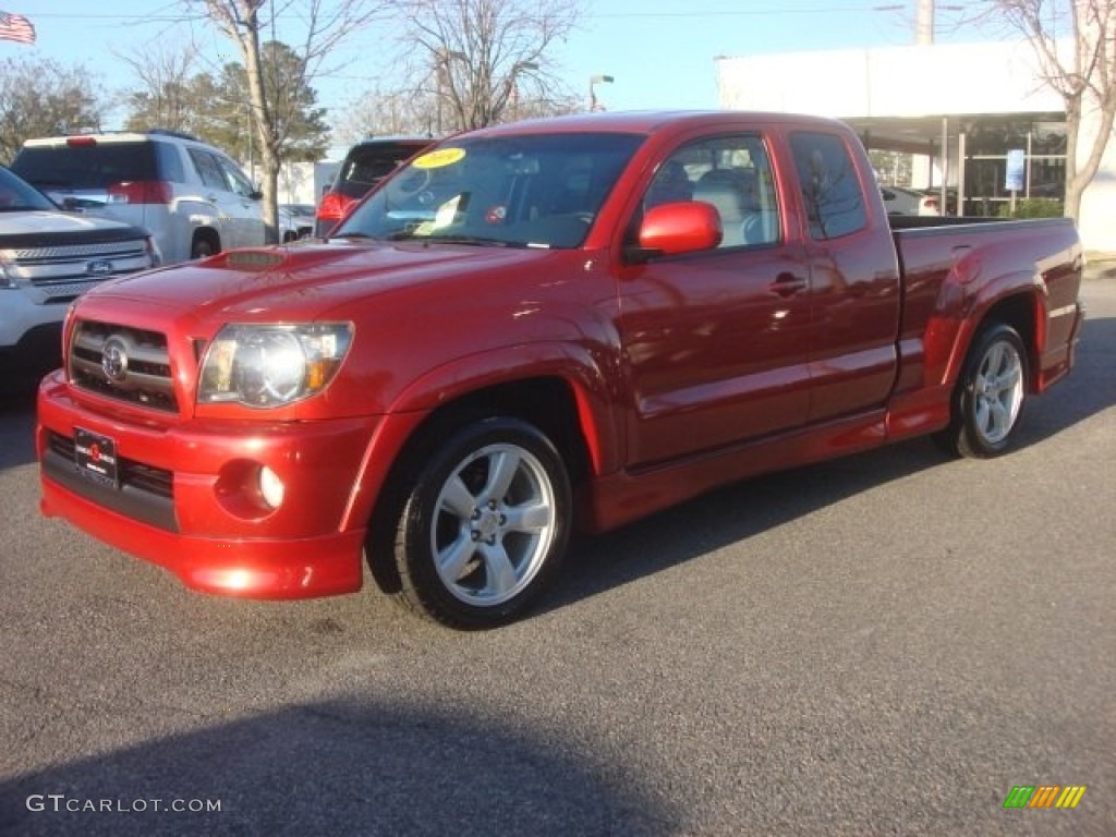 2009 Tacoma X-Runner - Barcelona Red Metallic / Graphite Gray photo #5