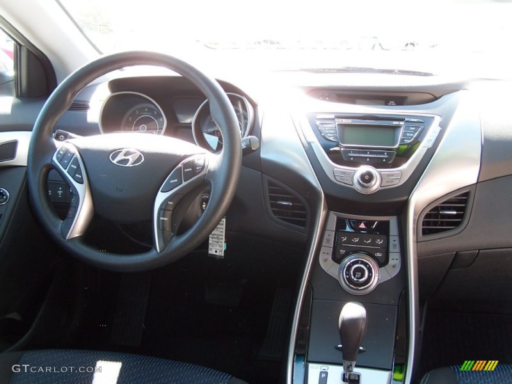 2013 Elantra Coupe GS - Silver / Blue photo #15