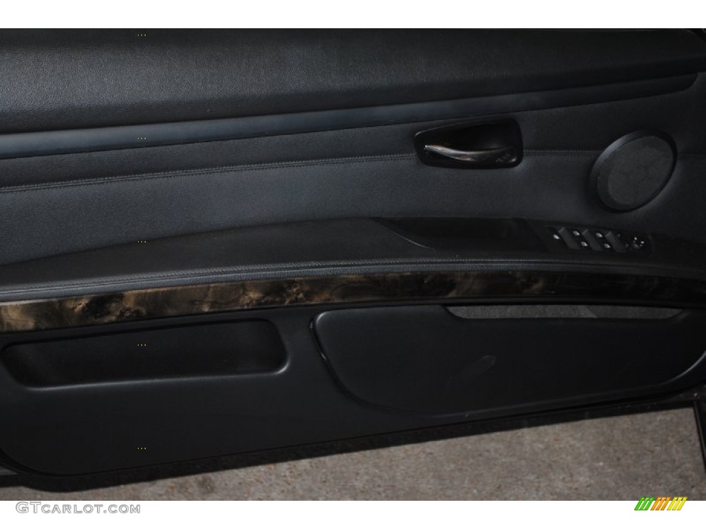 2008 3 Series 335i Convertible - Black Sapphire Metallic / Black photo #11