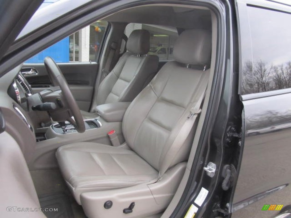 Dark Graystone/Medium Graystone Interior 2011 Dodge Durango Crew Lux 4x4 Photo #78511076