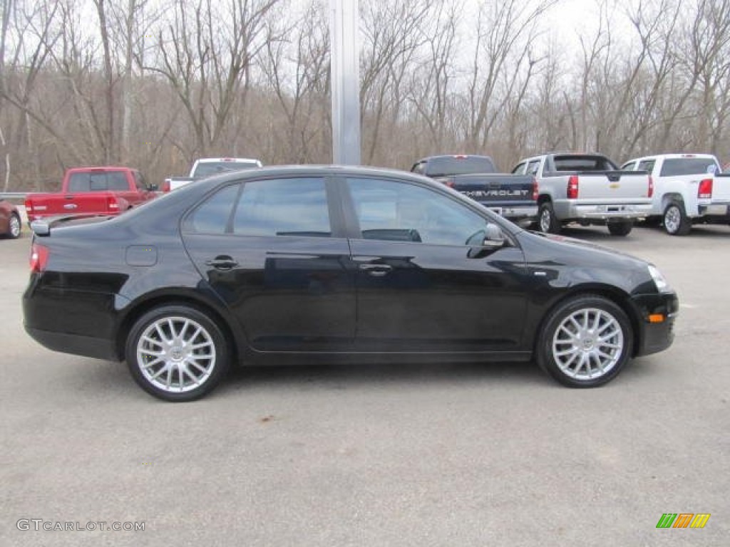 Black Uni 2009 Volkswagen Jetta Wolfsburg Edition Sedan Exterior Photo #78511301