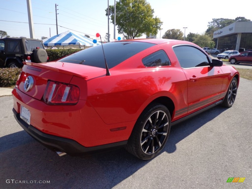 2011 Mustang V6 Coupe - Race Red / Charcoal Black photo #8