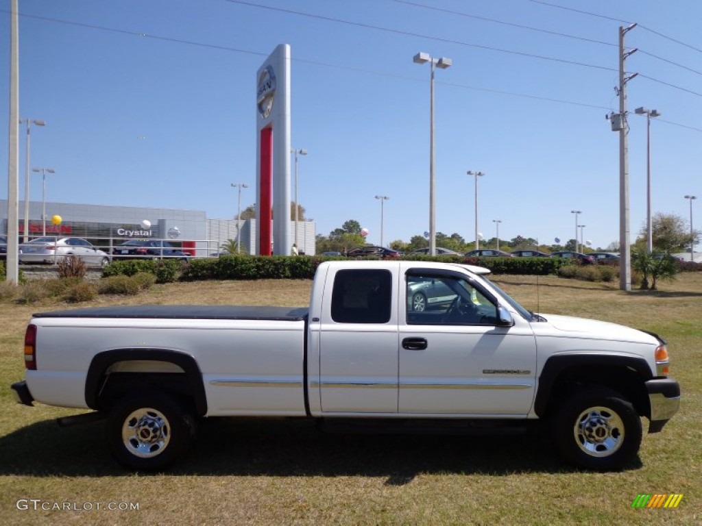 Summit White 2001 GMC Sierra 2500HD SL Extended Cab Exterior Photo #78512525