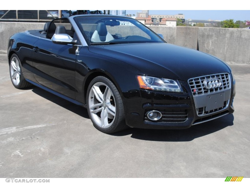 Brilliant Black 2011 Audi S5 3.0 TFSI quattro Cabriolet Exterior Photo #78512576