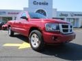 Deep Cherry Red Crystal Pearl 2011 Dodge Dakota Big Horn Extended Cab