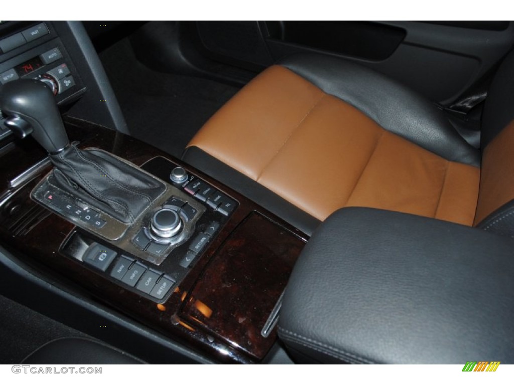 2009 A6 3.0T quattro Sedan - Oyster Grey Metallic / Amaretto/Black photo #23