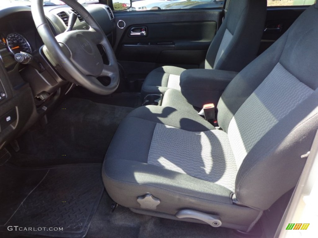 Ebony Interior 2008 GMC Canyon SLE Crew Cab Photo #78514318