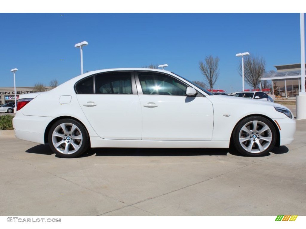 Alpine White 2009 BMW 5 Series 535i Sedan Exterior Photo #78514739