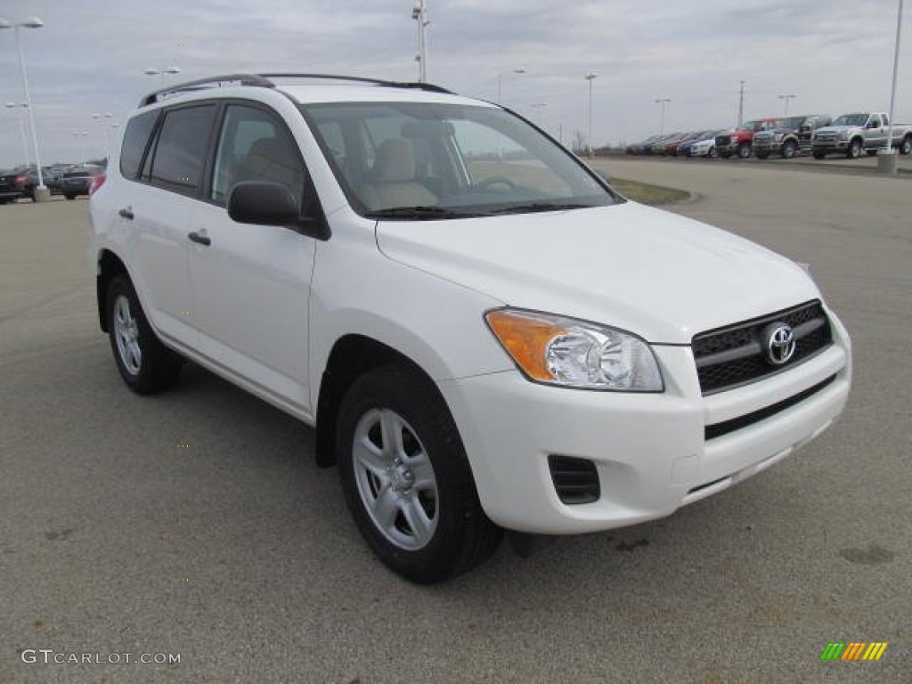 Super White 2010 Toyota RAV4 I4 4WD Exterior Photo #78514853