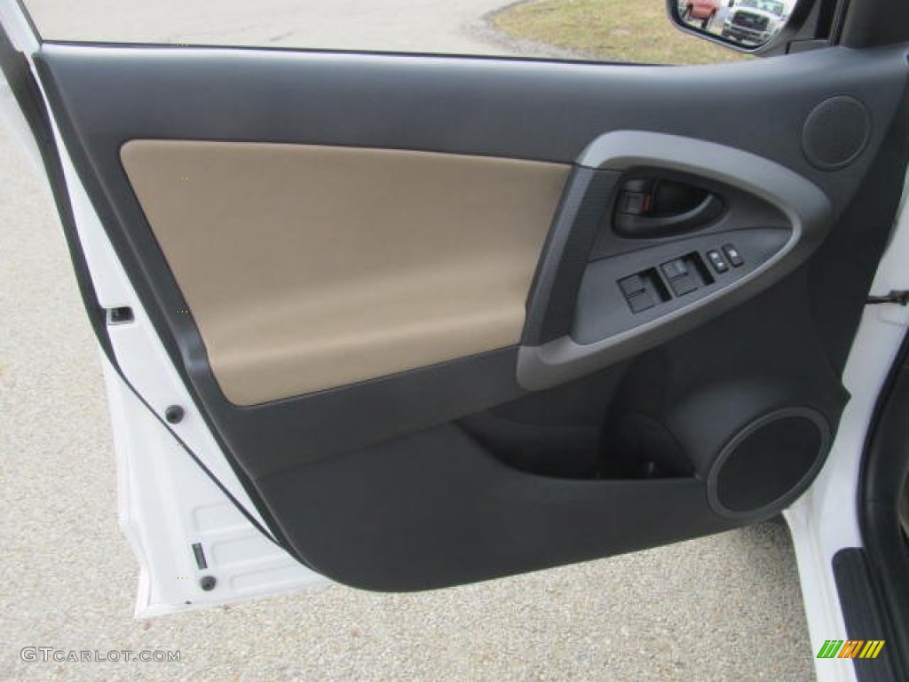 2010 Toyota RAV4 I4 4WD Sand Beige Door Panel Photo #78514868