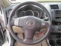 Sand Beige Steering Wheel Photo for 2010 Toyota RAV4 #78514901