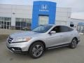 Alabaster Silver Metallic 2013 Honda Crosstour EX-L V-6 4WD Exterior