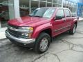 2006 Cherry Red Metallic Chevrolet Colorado Z71 Crew Cab 4x4 #78461236