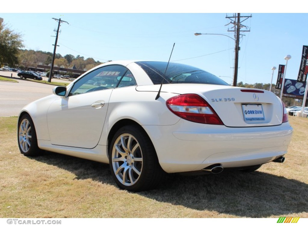 2006 SLK 350 Roadster - Alabaster White / Black photo #3