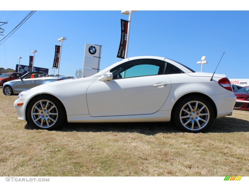 2006 SLK 350 Roadster - Alabaster White / Black photo #5