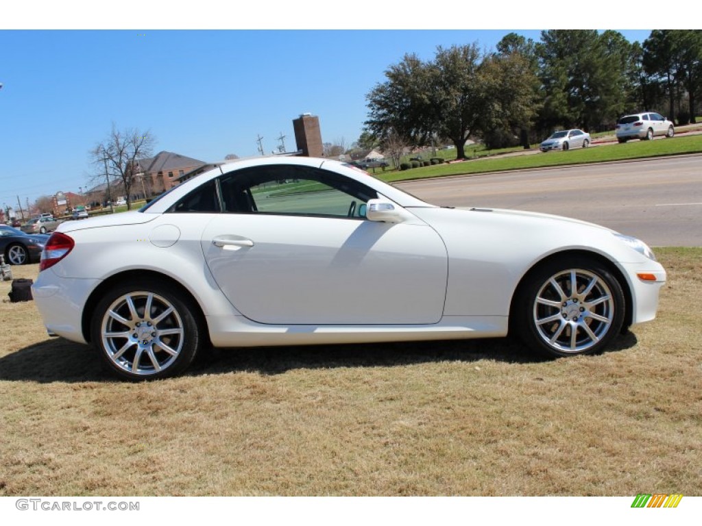 2006 SLK 350 Roadster - Alabaster White / Black photo #6