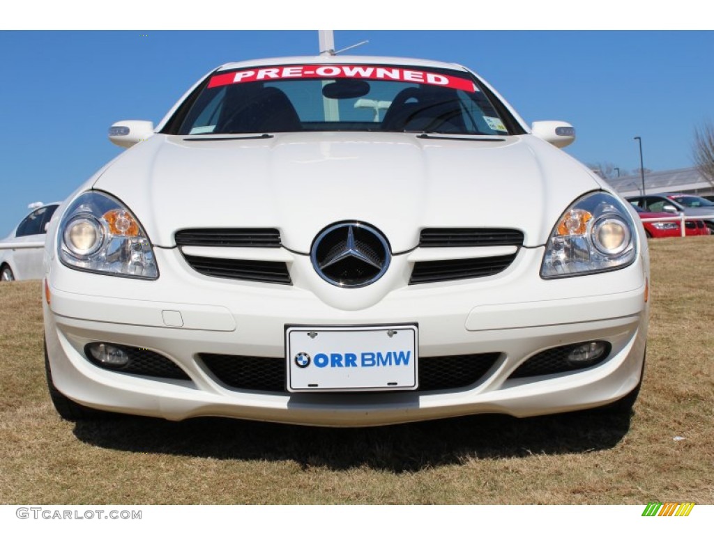 2006 SLK 350 Roadster - Alabaster White / Black photo #7