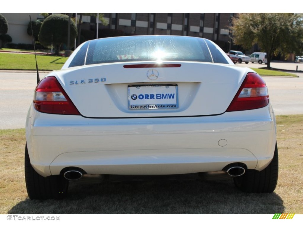 2006 SLK 350 Roadster - Alabaster White / Black photo #8