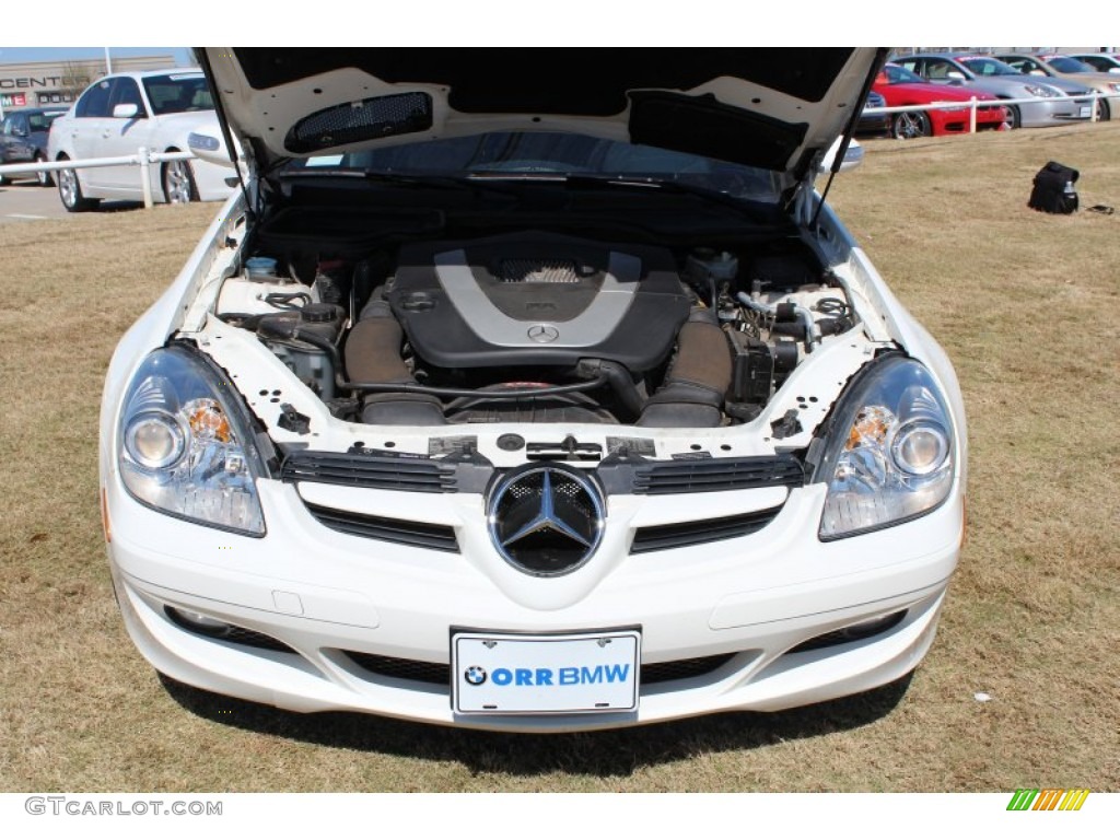 2006 SLK 350 Roadster - Alabaster White / Black photo #9