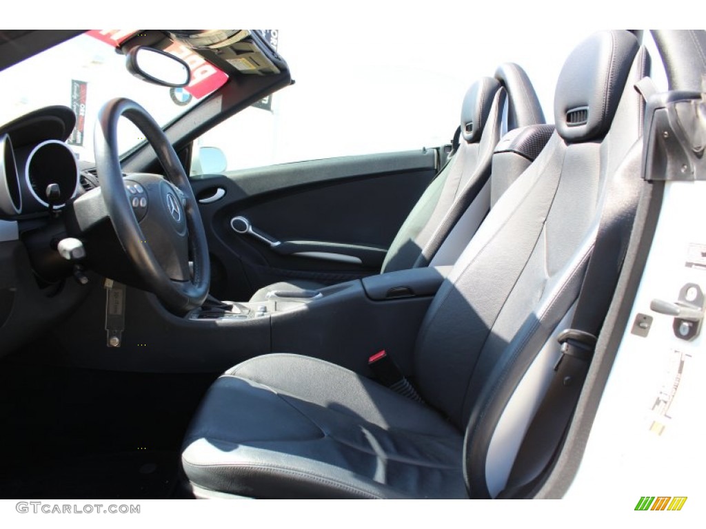 2006 SLK 350 Roadster - Alabaster White / Black photo #15