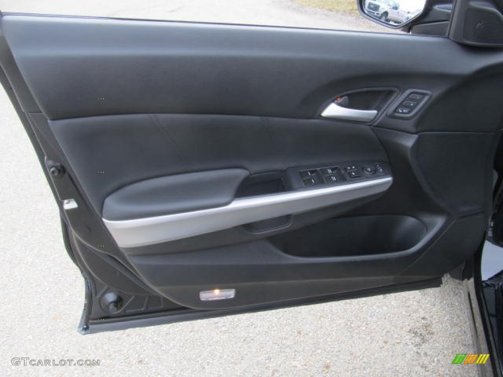 2013 Honda Crosstour EX-L V-6 4WD Black Door Panel Photo #78515810